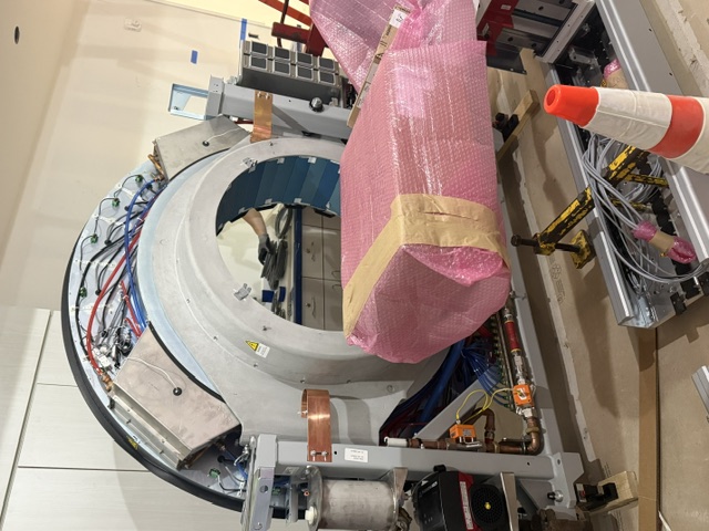 MRI Machine - rigging into a tight and low clearance area - R. Baker & Son