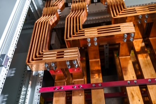 R. Baker & Son industrial contractors executing mission-critical transformer replacement with rigging equipment at medical facility