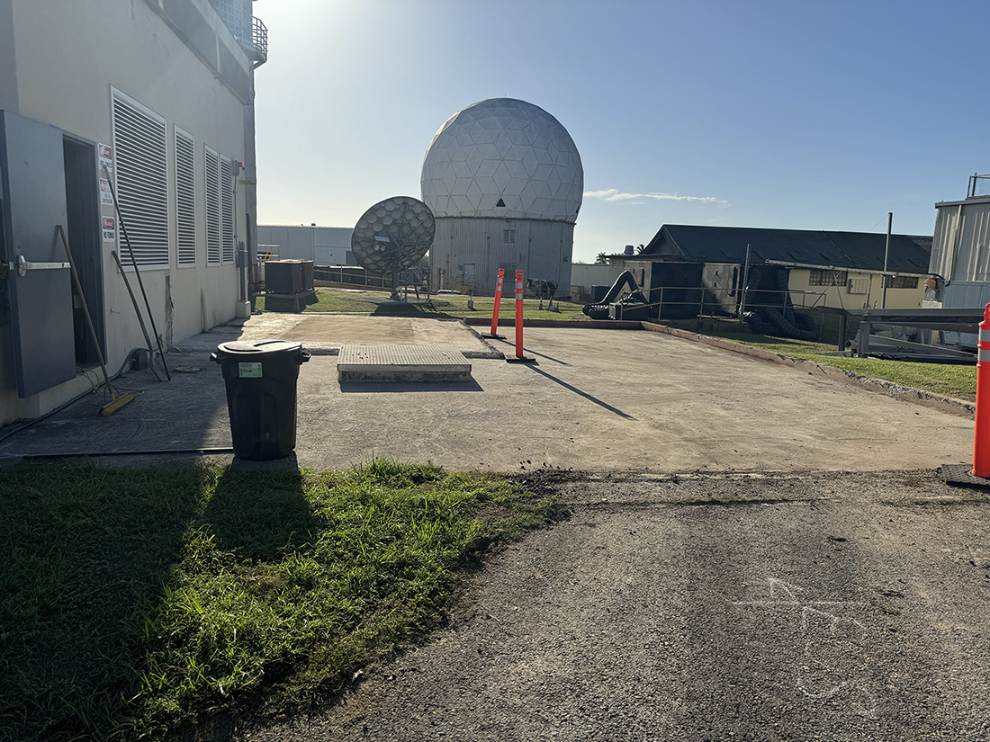 Area ready for new tanks, Dismantling, Rigging, Demolition